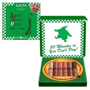 NYX Professional Makeup Home Alone Pizza Lip Gloss Vault 6pc Set Limited Edition